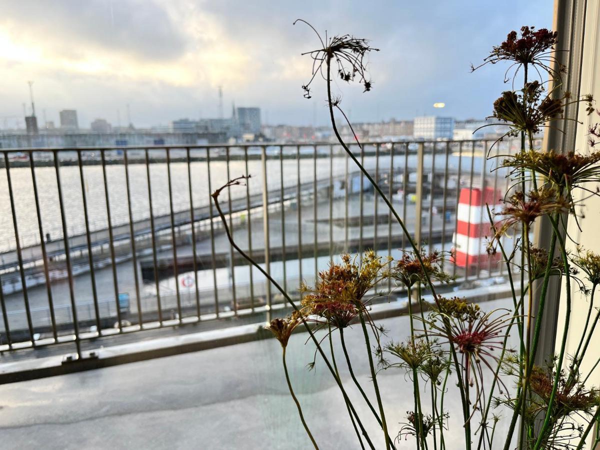 Apartment Directly To Seafront Of Bassin 7 With Big Balcony And Free Parking Århus Esterno foto