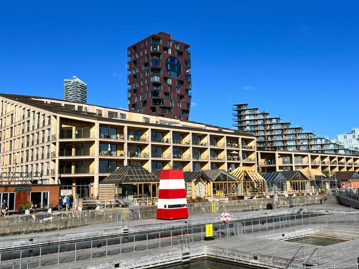 Apartment Directly To Seafront Of Bassin 7 With Big Balcony And Free Parking Århus Esterno foto