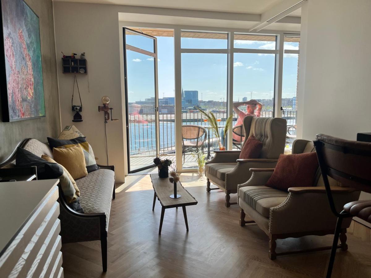 Apartment Directly To Seafront Of Bassin 7 With Big Balcony And Free Parking Århus Esterno foto